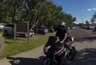 Reckless motorcycle driver who sped through crowd at N.J. park wanted by police