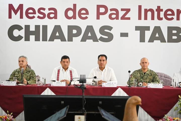 Chiapas y Tabasco sellan pacto contra la delincuencia