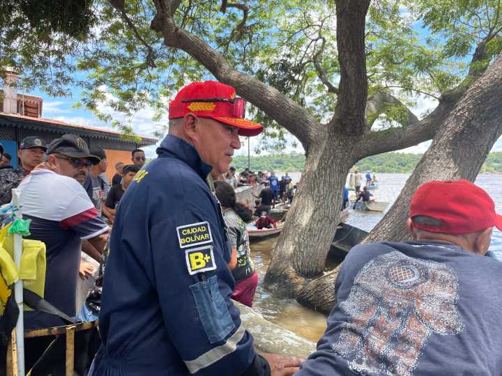 Río Orinoco alcanzó la alerta roja en Ciudad Bolívar: alcalde confirma 604 familias afectadas