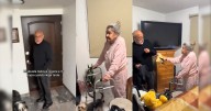 Así regañó una abuelita de 94 años a su hijo de 60 por llegar tarde a casa