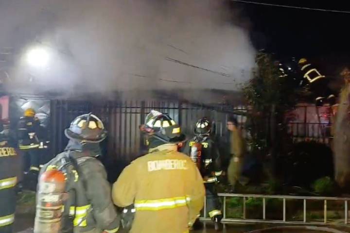 Madre y sus tres hijos mueren en incendio que afectó su vivienda en Talca