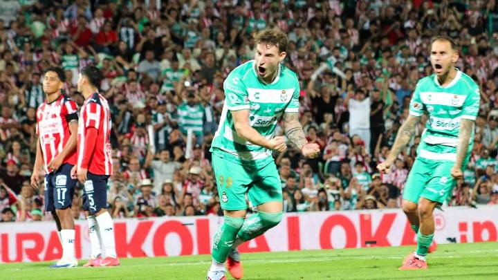 Santos se impuso 1-0 a Chivas