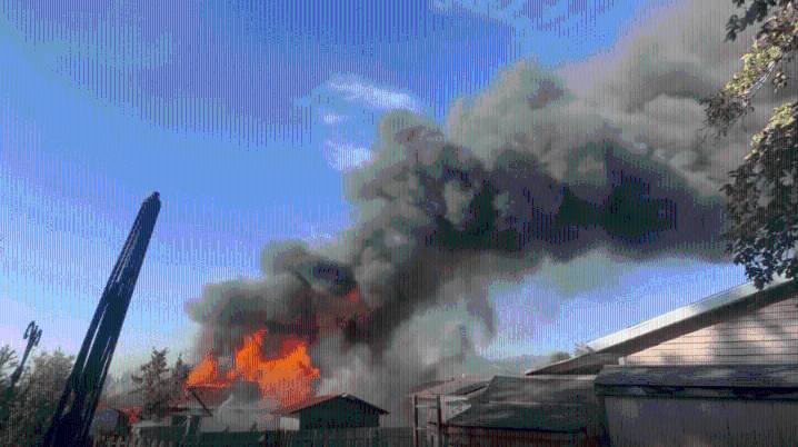 Fire in Tooele destroys sheds, damages homes, and injures two people