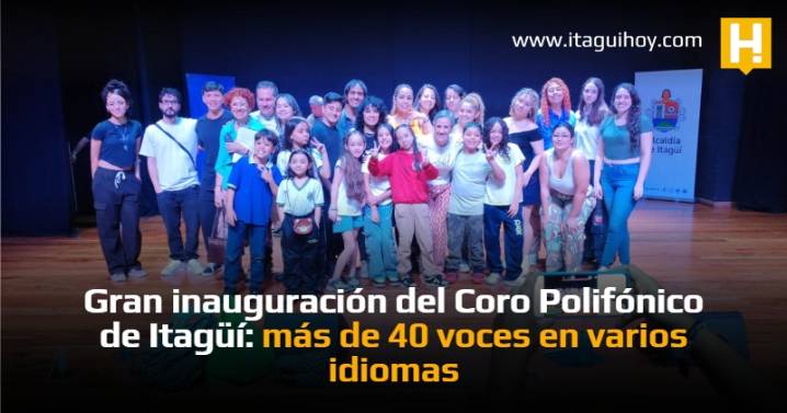 Gran inauguración del Coro Polifónico de Itagüí: más de 40 voces en varios idiomas