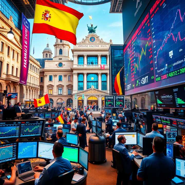 IBEX 35 cae por la banca y espera resultados clave de Nvidia en Wall Street