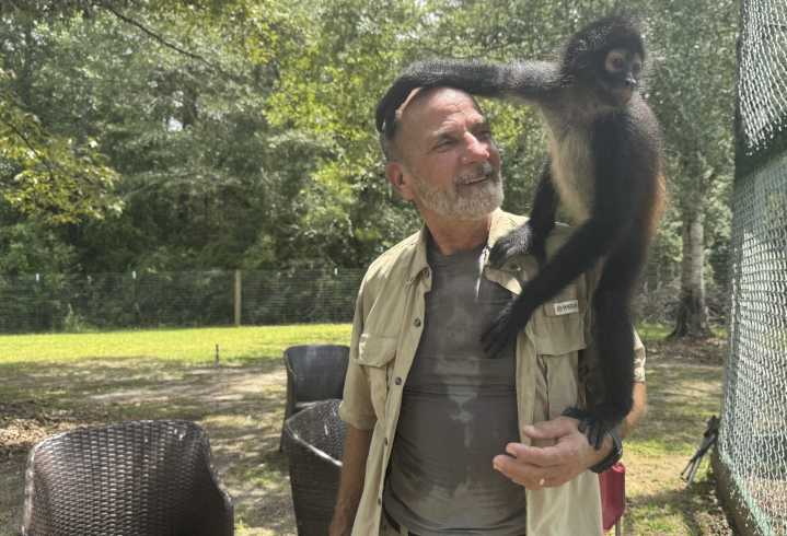 A Mississippi monkey sanctuary helps veterans with PTSD find peace