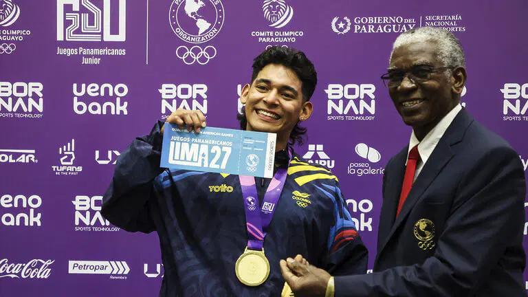 Nicolás Olivera se colgó el oro en la velocidad en los Panamericanos Junior Asunción 2025 -