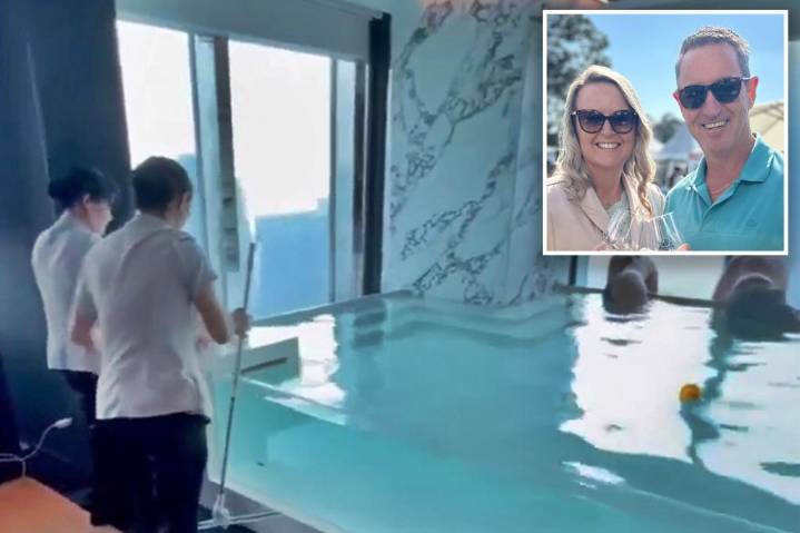 Australian couple overflows private spa and 'floods lower floors" at luxury Chinese hotel