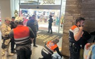 Se desploma elevador en plaza Mítikah; dos heridos