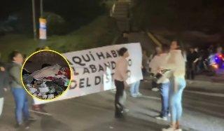 ¡Mamados de la basura! Vecinos de La Paz protestaron en Ciudad Bolívar