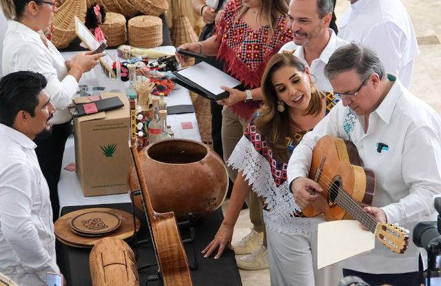 Mara Lezama y Marcelo Ebrard impulsan el posicionamiento internacional de Quintana Roo con certificaciones Hecho en México