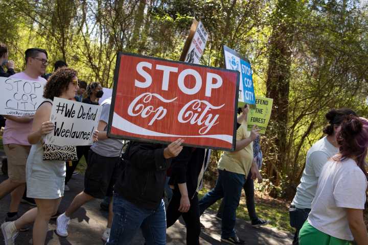 Judge Says State Violated Cop City Protester’s Rights, Dismisses Terror Charge