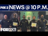 Officers lauded for saving kidnap victim, man charged with child pornography, the weather and more