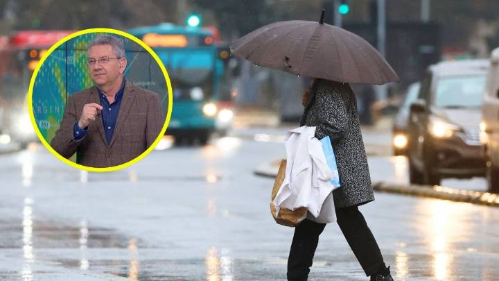"El fin de semana completo...": Jaime Leyton da a conocer a qué horas caerían precipitaciones en Santiago en los próximos días