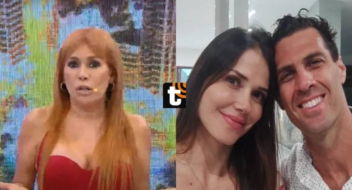 Magaly critica a esposo de Maju Mantilla por anunciar la separación: “Este señor siempre ha reclamado que la pública era ella” La periodista recordó que Gustavo Salcedo siempre se excusaba con la pren