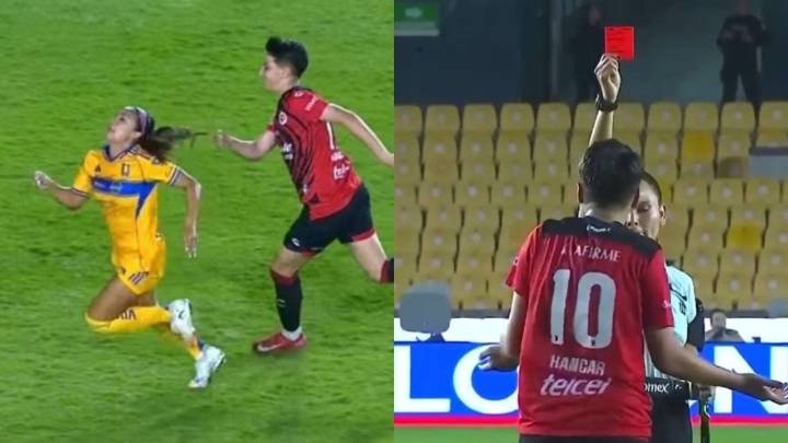 Video: Así fue el jalón de cabello a Cristina Ferral en el Tigres Femenil contra Tijuana