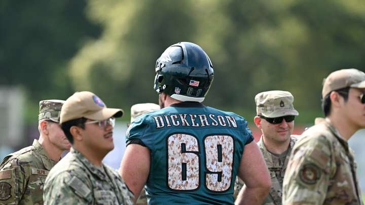 Landon Dickerson will have knee procedure, could play in Week 1