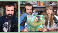 Why Taylor Swift’s ‘New Heights’ Episode Ends Abruptly on YouTube & How to Hear the Full Interview Right Now | Jason Kelce, New Heights, Taylor Swift, Travis Kelce | Just Jared: Celebrity News and Gos