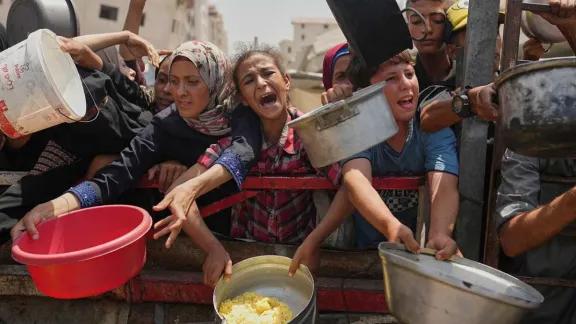 Alertan por la extensión de la hambruna en la Franja de Gaza