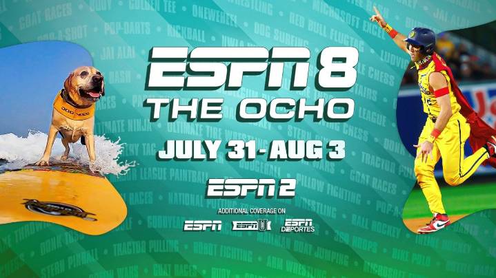 How to watch ESPN the Ocho this weekend: dodgeball, pop