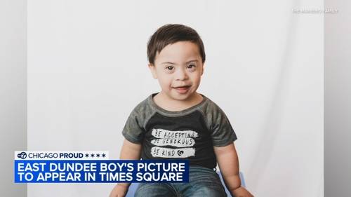 East Dundee boy Isaiah Marrero's picture selected by National Down Syndrome Society to appear in Times Square in New York City