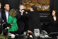 Alito Moreno agrede a Gerardo Fernández Noroña en el Senado