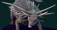 Descubren en África el raro fósil de un dinosaurio con armadura y púas de un metro que sobresalen desde el cuello