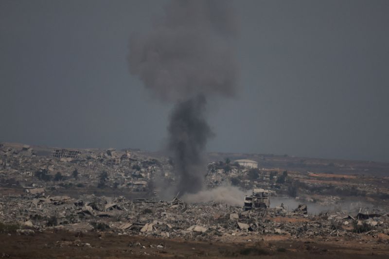 Israel bombards Gaza City overnight; Hamas leader due in Cairo in bid to salvage ceasefire talks