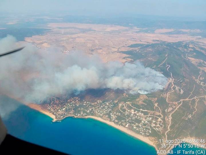 La Junta apunta a que el incendio de Tarifa es intencionado