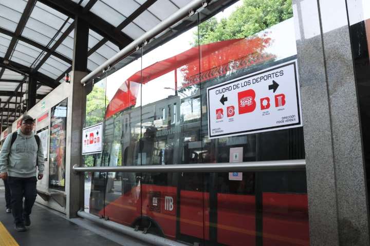 Renuevan ícono de estación Ciudad de los Deportes en Metrobús Línea 1