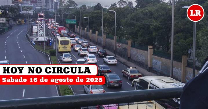 Hoy No Circula sabatino: autos que descansan este 16 agosto de 2025 en CDMX y Edomex