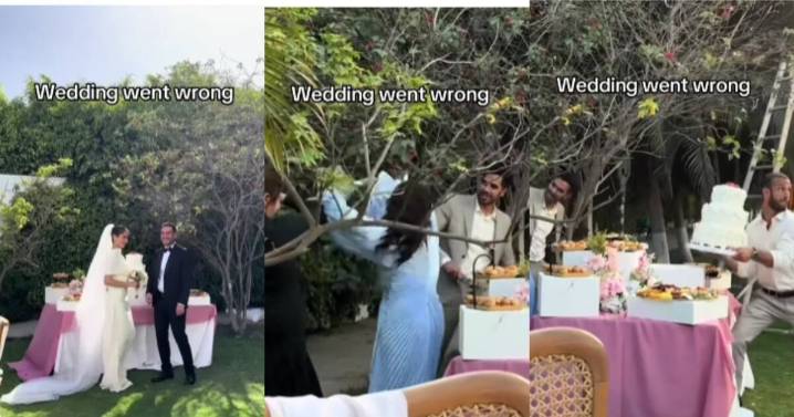 “¿Qué pasó? Por Dios”: boda se vuelve viral en redes sociales por terminar de forma desastrosa e impactar a cibernautas