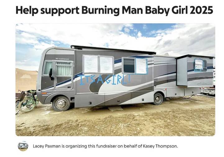 Surprise! Baby girl born at Burning Man to mother who says she wasn’t expecting