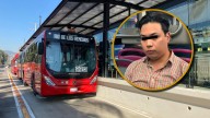 Joven paga doble pasaje y se niega a ceder un asiento en el Trolebús de CDMX
