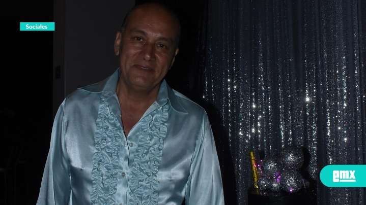 Al estilo disco glam, Jesús Hernández celebró su 60 aniversario