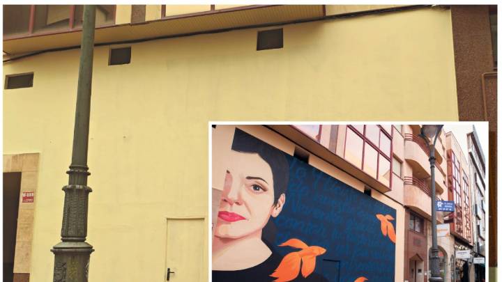 Polémica por el borrado de un mural de Nevenka en Ponferrada