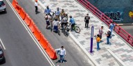 Inician obras por ciclovía de Tlalpan, pero generan caos vial