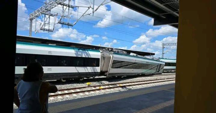 Así quedó el Tren Maya tras chocar en pleno recorrido: primeras imágenes del accidente
