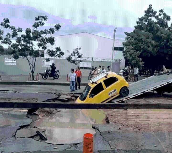 Megahueco en Cúcuta