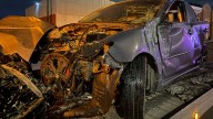 Ebrio vive para contarla luego de destrozar su auto en fuerte accidente al sur de Saltillo