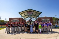 Babe Ruth statue honored with wreath during World Series in Hot Springs