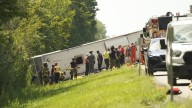 Rollover crash involving tour bus on the New York Thruway leaves multiple dead, others injured