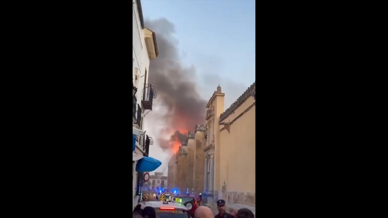 Fire at Córdoba’s mosque-turned-cathedral La Mezquita