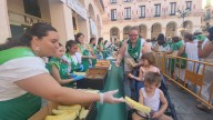Melón, jamón y tradición llenan de sabor la laurentina Fiesta del Comercio