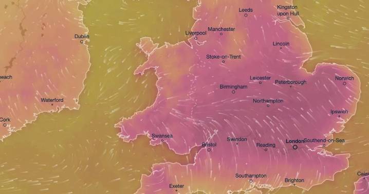 UK weather: Nine major cities including Bristol to be hotter than Ibiza next week as heatwave maps turn red