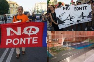 Protests erupt in Italy over planned $15.5B bridge from Sicily to mainland