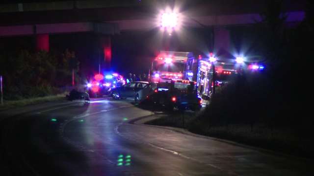 2-vehicle crash on Route 28 in O’Hara Township