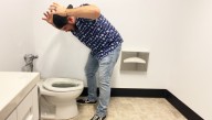 Experts Agree Yelling 'NO NO NO!' As Water Rises Best Way To Fix Overflowing Toilet
