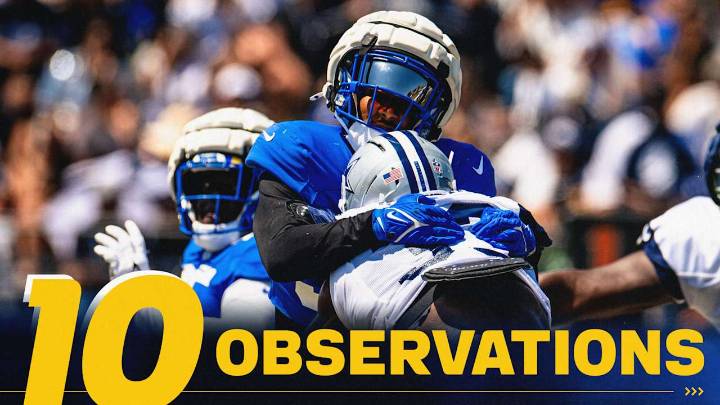 10 Observations from Rams' joint practice with Cowboys: Jimmy Garoppolo and Davante Adams lead strong day for offense, defensive line and Quentin Lake set tone for defense