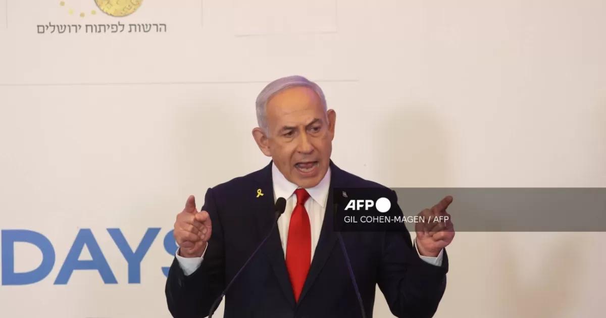 Netanyahu defiende sus políticas bélicas y permitirá que palestinos salgan de Gaza
